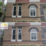 Heritage Facade Cleaning, Mortar Splash removal